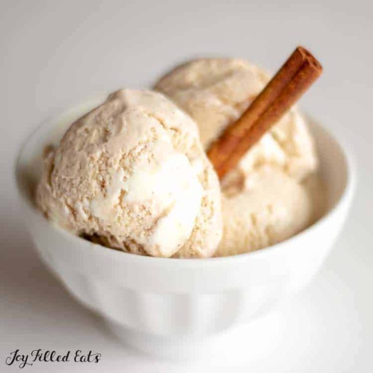 Image for Cinnamon Roll Ice Cream with a Cream Cheese Icing Swirl