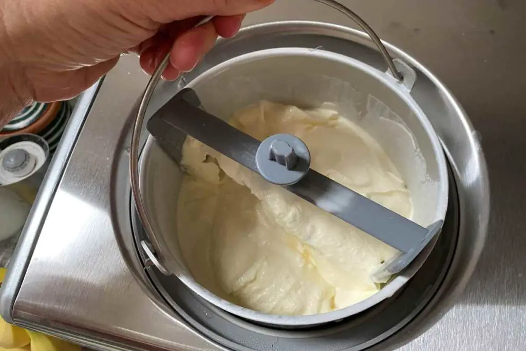 Cuisinart Vanilla Ice Cream in the Maker