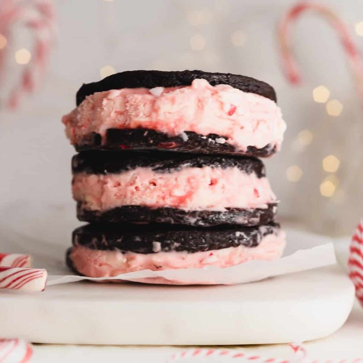 Image for Chocolate Peppermint Ice Cream Sandwiches