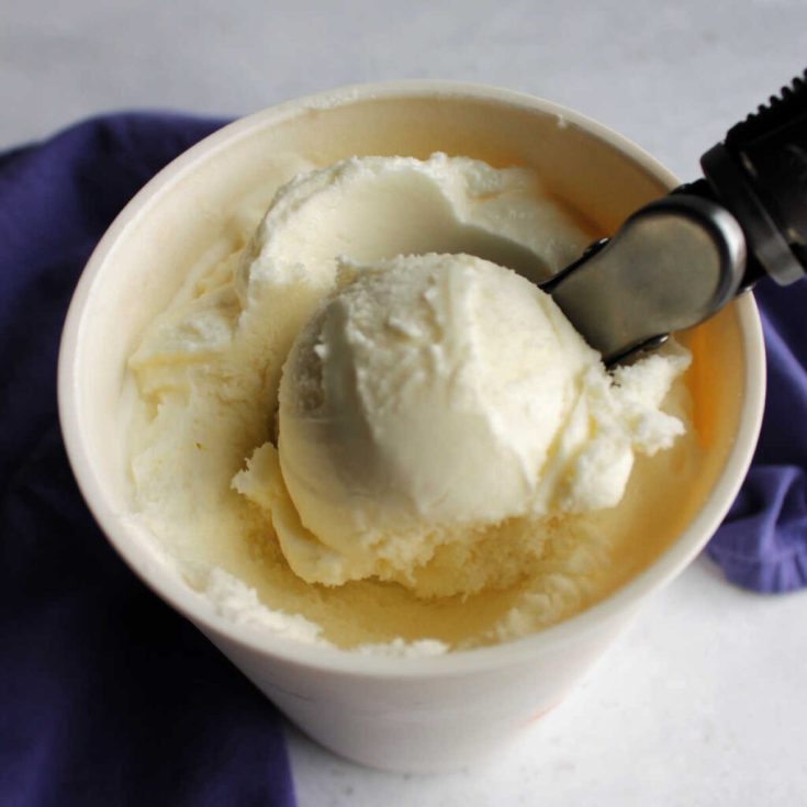 Image for Homemade Vanilla Ice Cream Without Eggs