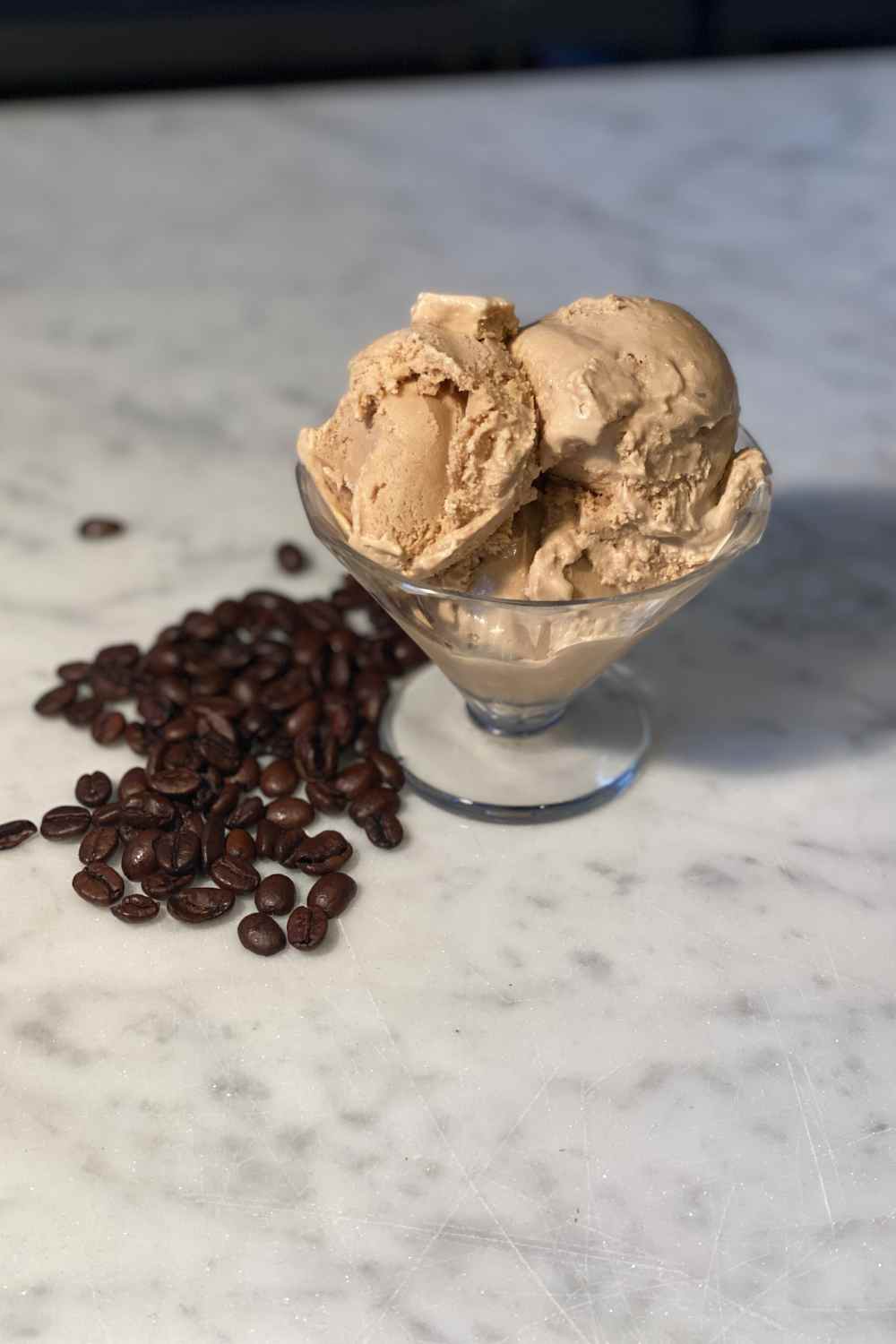 Coffee Ice Cream (No Eggs)