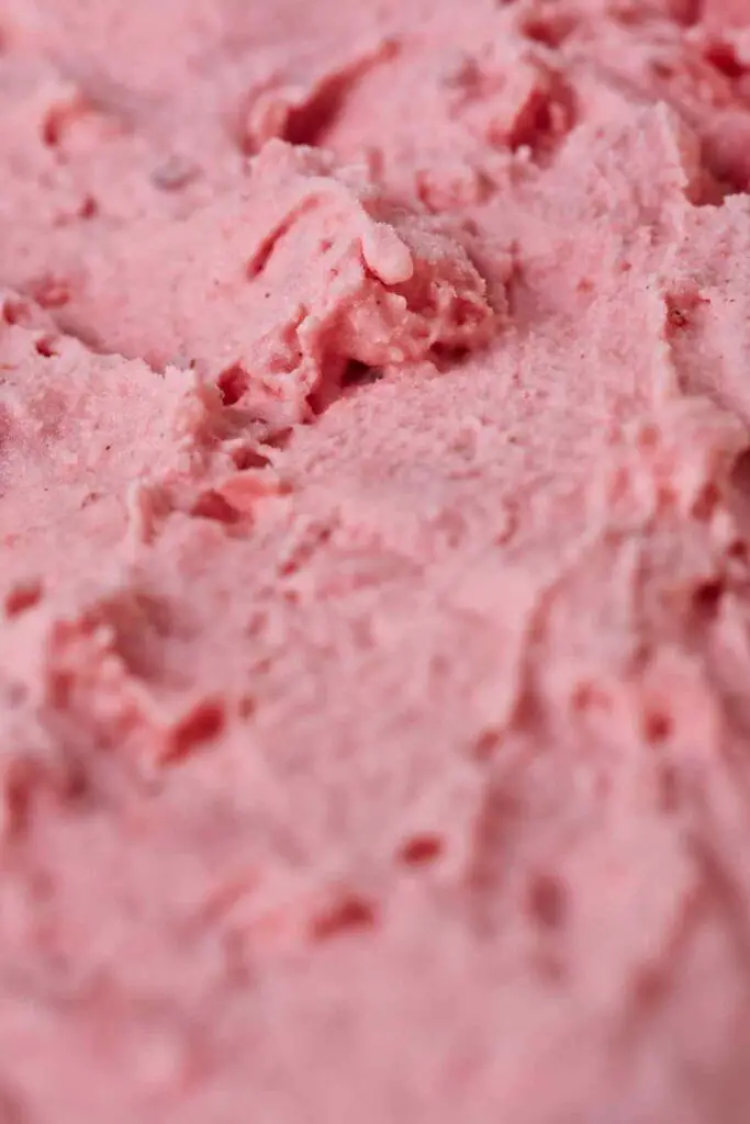 Raspberry Ice Cream - mixed