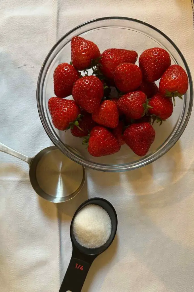 Strawberry Granita ingredients