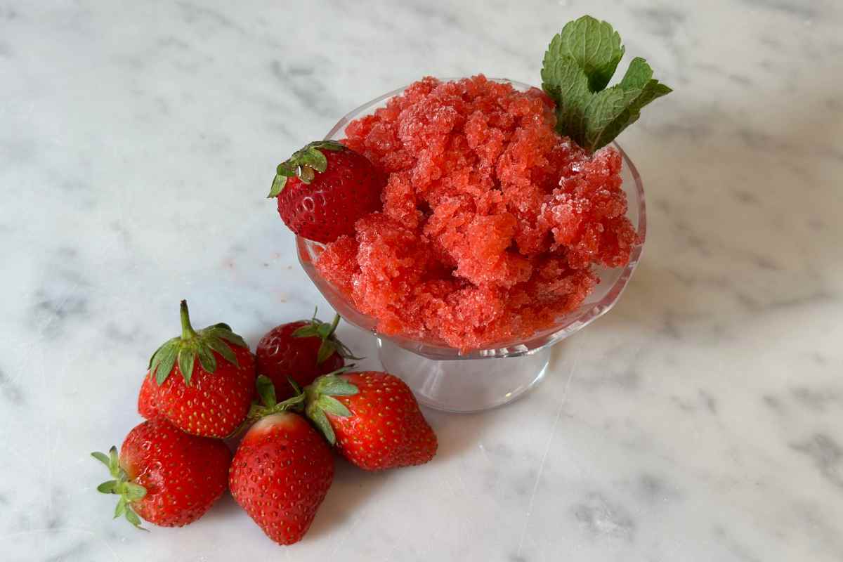 Strawberry Granita