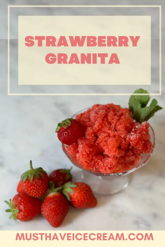 Strawberry Granita PIN