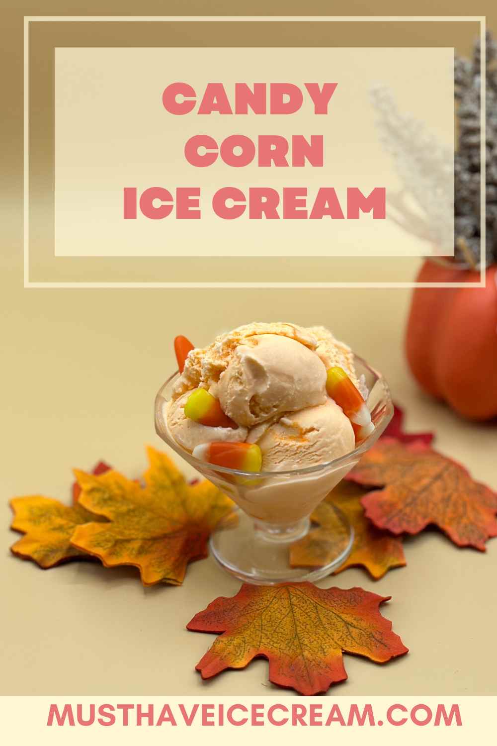 Candy Corn Ice Cream